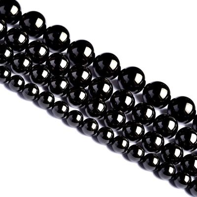 Caractéristique régionale 4 mm/6 mm/8 mm/10 mm/12 mm Perles de jade de pierre précieuse sculptées rondes pour la fabrication de bijoux