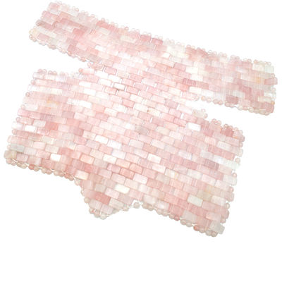 Accueil Exercice SPA Masque naturel rose cou de jade coupe de poitrine rose quartz jade refroidissement massage du sommeil thérapie pour la beauté