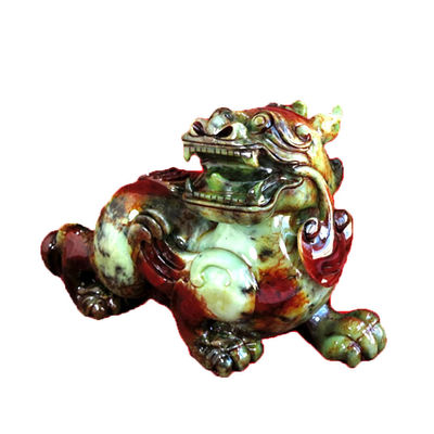 Statue de sculpture Pixiu en cristal de quartz personnalisé pour le Feng Shui OEM / ODM accepté