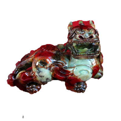 Statue de sculpture Pixiu en cristal de quartz personnalisé pour le Feng Shui OEM / ODM accepté