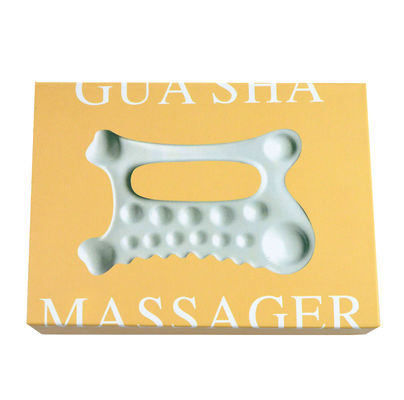 Logo personnalisé Disponibled Produit de beauté coréen Visage Peau Tête Scalpe Main Pieds Outil de soins de santé en céramique Massageur Guasha