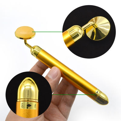 6 000 fois/min Frequence de massage 24K Gold Facial Beauty Bar Face and Eye Beauty Magic Wand Massager facial avec fonction