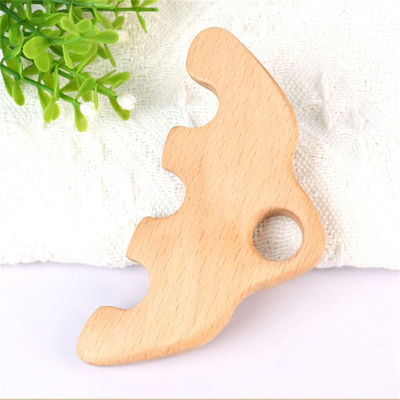 11.7*5.8cm Peigne de massage de soins du cuir chevelu en bois corps Acupoint Appuyez sur l'outil de massage Meridien Dredge Gua Sha Brosse de massage