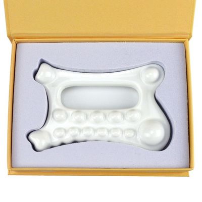 Logo personnalisé disponibled 2024 Outil de massage en céramique portable Gua Sha pour le corps, soins de la peau, spa, lifting du visage et beauté
