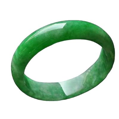 Des pierres de cristal glacées émeraude vert jade bracelet OEM ODM accepté