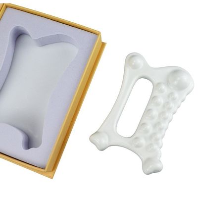 Logo personnalisé disponibled 2024 Outil de massage en céramique portable Gua Sha pour le corps, soins de la peau, spa, lifting du visage et beauté