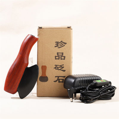 Outil Gua Sha de pierre Bian électrothermique de 15 x 5,7 cm pour le massage méridien et la thérapie par moxibustion