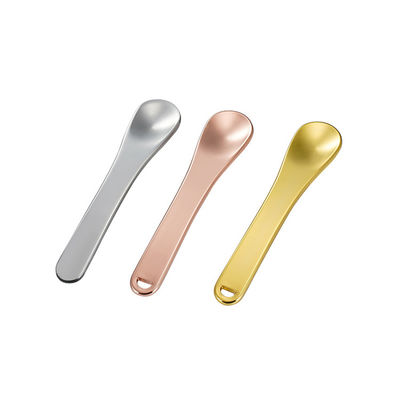 304 Cuillère de crème pour les yeux en acier inoxydable Mini spatules pour les yeux Massages pour soins de la peau des yeux