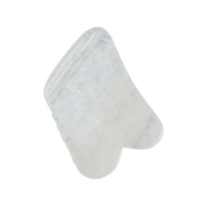 Tableau de massage en quartz clair, pierre naturelle, cristal Guasha, pierre de guérison, beauté faciale, corps, spa, outil pour le massage corporel