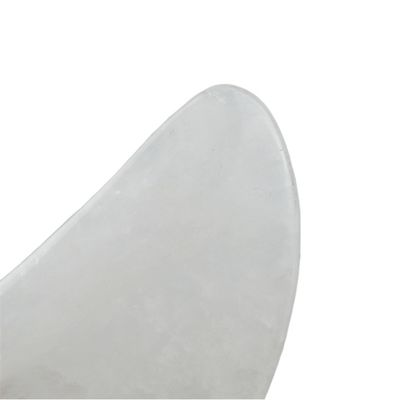 2024 Horn Shape Clear Quartz Gua Sha Scraping Massage Board L'équipement de massage corporel incontournable pour la santé et le bien-être