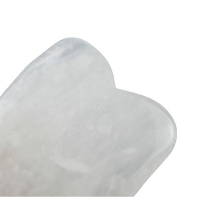 2024 Horn Shape Clear Quartz Gua Sha Scraping Massage Board L'équipement de massage corporel incontournable pour la santé et le bien-être