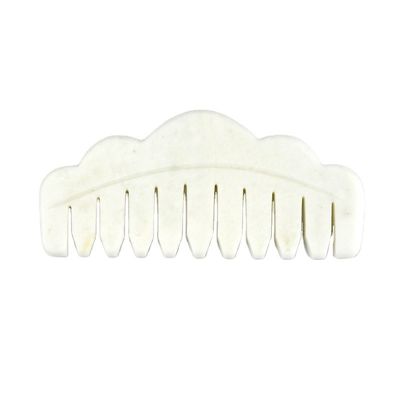 Logo personnalisé disponibled et 2024 chinois naturel de jade blanc Gua Sha rasage peigne Guasha tête de pierre spa masseur rasage