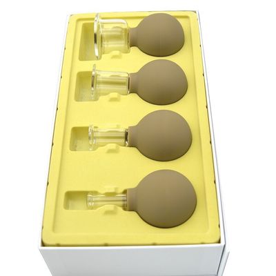 96 mm de hauteur Chinois Traditionnel verre Cupping Massage Thérapie Vacuum équipement de Cupping Set Kit pour le dos Épaule Jambe Corps