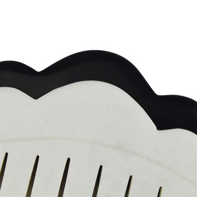 Logo personnalisé disponibled et 2024 chinois naturel de jade blanc Gua Sha rasage peigne Guasha tête de pierre spa masseur rasage