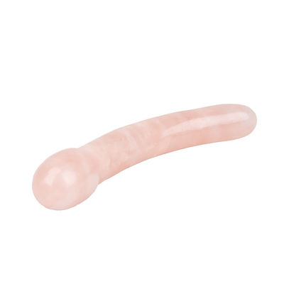Massage corporel au quartz rose relaxant Yoni Stick fait à la main pour la relaxation naturelle du corps et la fonction musicale