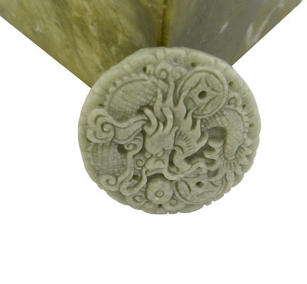 Collier chinois traditionnel Ronde Birmanie Émeraude Jadeit Jade Pierre de dragon Collier de charme naturel Collier pour hommes et femmes