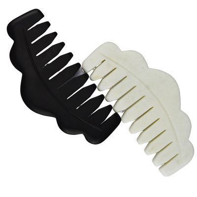Massageur de corps Meilleurs produits 2024 Mini Naturel Noir Bian Stone Gua Sha Massage du cuir chevelu Peigne Guasha Massageur pour le visage et le corps