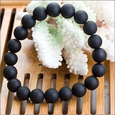 Style Feng Shui Véritable SI-bin Bian-Stone Perles lâches Bracelet pour le thème du déchiquetage de pierre
