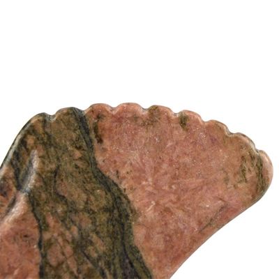 Masseur manuel Rodonite naturelle Jaspe Gua Sha Scraping Board Guasha beauté du visage outil de massage du corps soin de la peau Relax
