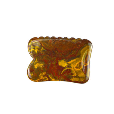 Masseur corporel jaune mookaite pour Gua Sha Stone Scrapping Facial Therapy Outil de massage dans votre budget