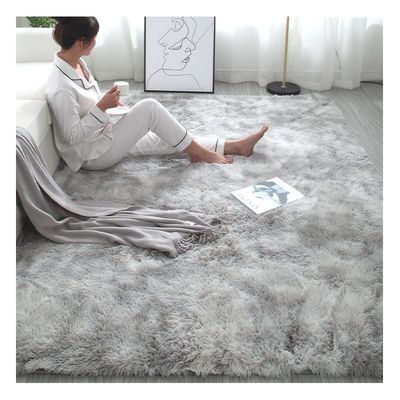 Tapis de sol en fibres de polyester de style moderne pour un salon élégant et confortable