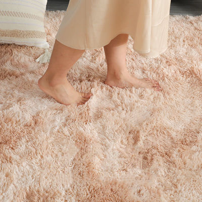 Tapis de sol en fibres de polyester de style moderne pour un salon élégant et confortable