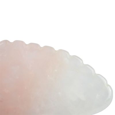 Outil de massage facial au quartz rose Gua Sha pour la peau naturelle de cristal