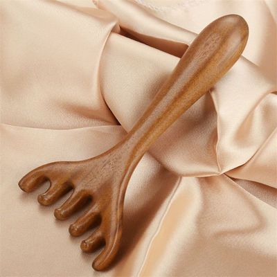 Déverrouillez votre beauté En forme de corne de cerf Scalpe Méridien Massageur Tête Gua Sha Massage Peigne Pour le visage et le corps de relaxation