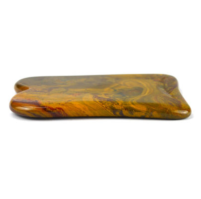 Massageur Logo personnalisé Mookaite Outils de massage corporel pour la beauté Guasha Déchets de pierre pour le lifting du visage et le drainage lymphatique