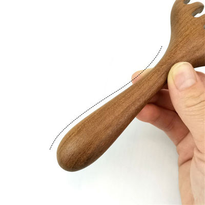 Déverrouillez votre beauté En forme de corne de cerf Scalpe Méridien Massageur Tête Gua Sha Massage Peigne Pour le visage et le corps de relaxation