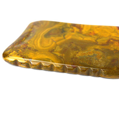 Massageur Logo personnalisé Mookaite Outils de massage corporel pour la beauté Guasha Déchets de pierre pour le lifting du visage et le drainage lymphatique
