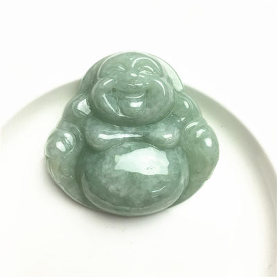 Décoration Jade Bouddha sculpture pendentif pour collier Rire Bouddha en ligne