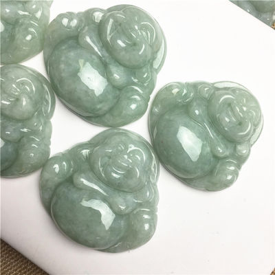 Décoration Jade Bouddha sculpture pendentif pour collier Rire Bouddha en ligne