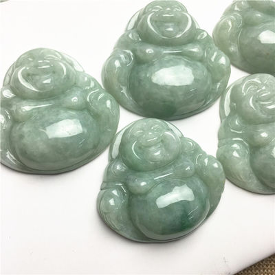 Décoration Jade Bouddha sculpture pendentif pour collier Rire Bouddha en ligne