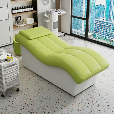 Matériau personnalisable et en cuir Lit de lavage de cheveux simple pour salon de beauté Massage Spa Soins de santé Physiothérapie OEM / ODM