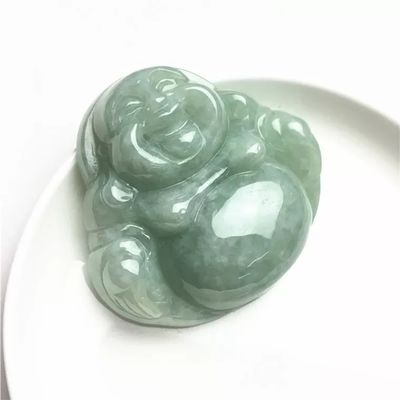 Art Collectible haute classe Jade Bouddha sculpté Jade Bouddha pendentif pour le thème de collier