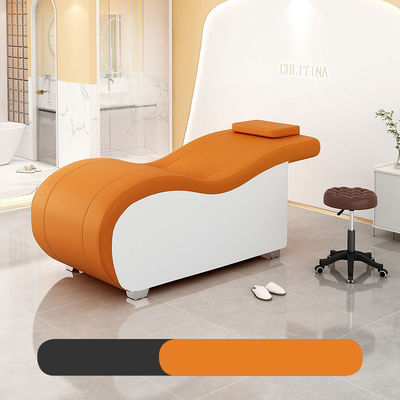 Lit de massage de beauté avec avantage multi-fonctionnel salon à moitié allongé Lit de lavage de cheveux