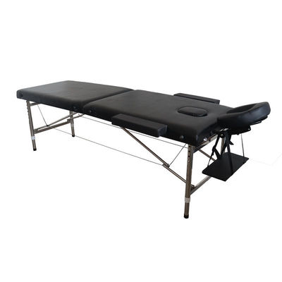 Lit de massage pliable portable en cuir en PU pour la beauté et la santé du corps dans les salons