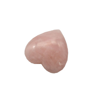 Técnique de pierre sculptée en forme de cœur en rose-quartz sculpté 0,35 kg Cœurs en pierre précieuse naturelle pour cadeau de mariage