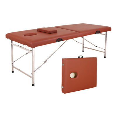 Table de massage de salon de beauté Spa Lit pliable portable avec conception simple multifonctionnelle et sac de rangement inclus