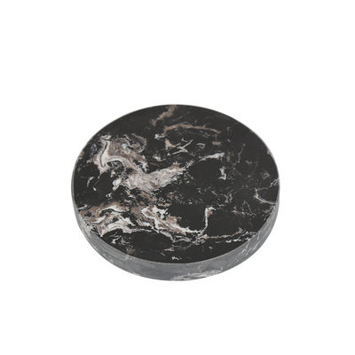 Caractéristique régionale Marbre naturel ronde carré hexagone Blanc tasse tapis de café sous-marins de thé pour les boissons tapis de cuisine à domicile