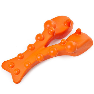 Support du corps oreiller de massage cervical portable avec masseur d'acupression et étirement du dos en coton mémoire