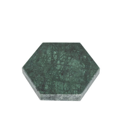 Caractéristique régionale Marbre naturel ronde carré hexagone Blanc tasse tapis de café sous-marins de thé pour les boissons tapis de cuisine à domicile