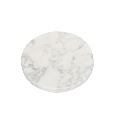 Caractéristique régionale Marbre naturel ronde carré hexagone Blanc tasse tapis de café sous-marins de thé pour les boissons tapis de cuisine à domicile