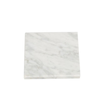 Caractéristique régionale Marbre naturel ronde carré hexagone Blanc tasse tapis de café sous-marins de thé pour les boissons tapis de cuisine à domicile