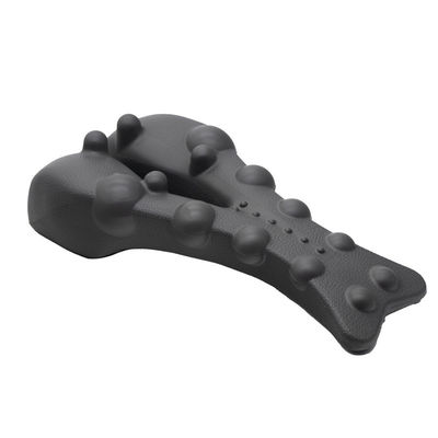 Support du corps oreiller de massage cervical portable avec masseur d'acupression et étirement du dos en coton mémoire