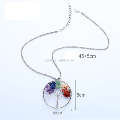 ABKP-021 Technique Polissé Arbre de la Vie Collier de beauté intemporelle