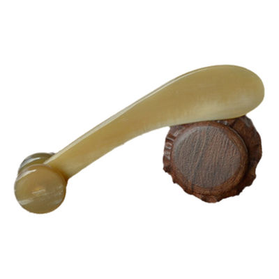Yak Horn Gua Sha Board Bull Horn Massageur de corps Roller de soin de la peau pour la zone de massage de tout le corps