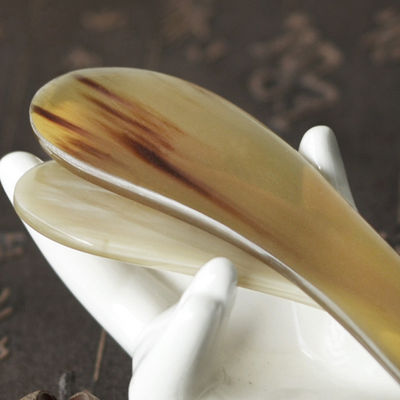 Yak Horn Gua Sha Board Bull Horn Massageur de corps Roller de soin de la peau pour la zone de massage de tout le corps