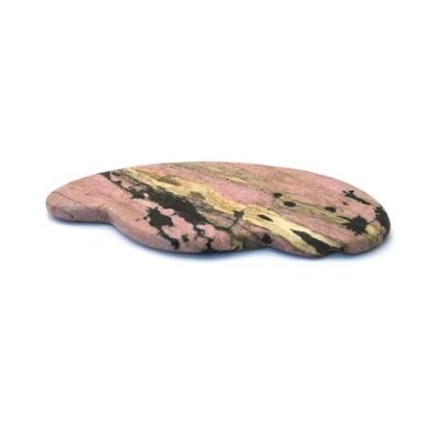 Tableau de masseur à base de Rhodonite Rose Jade Guasha pour soins de santé et besoins de santé personnels